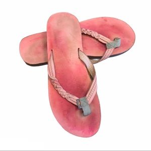 {Rainbow} WOMEN'S THIN STRAP PREMIER LEATHER Pink